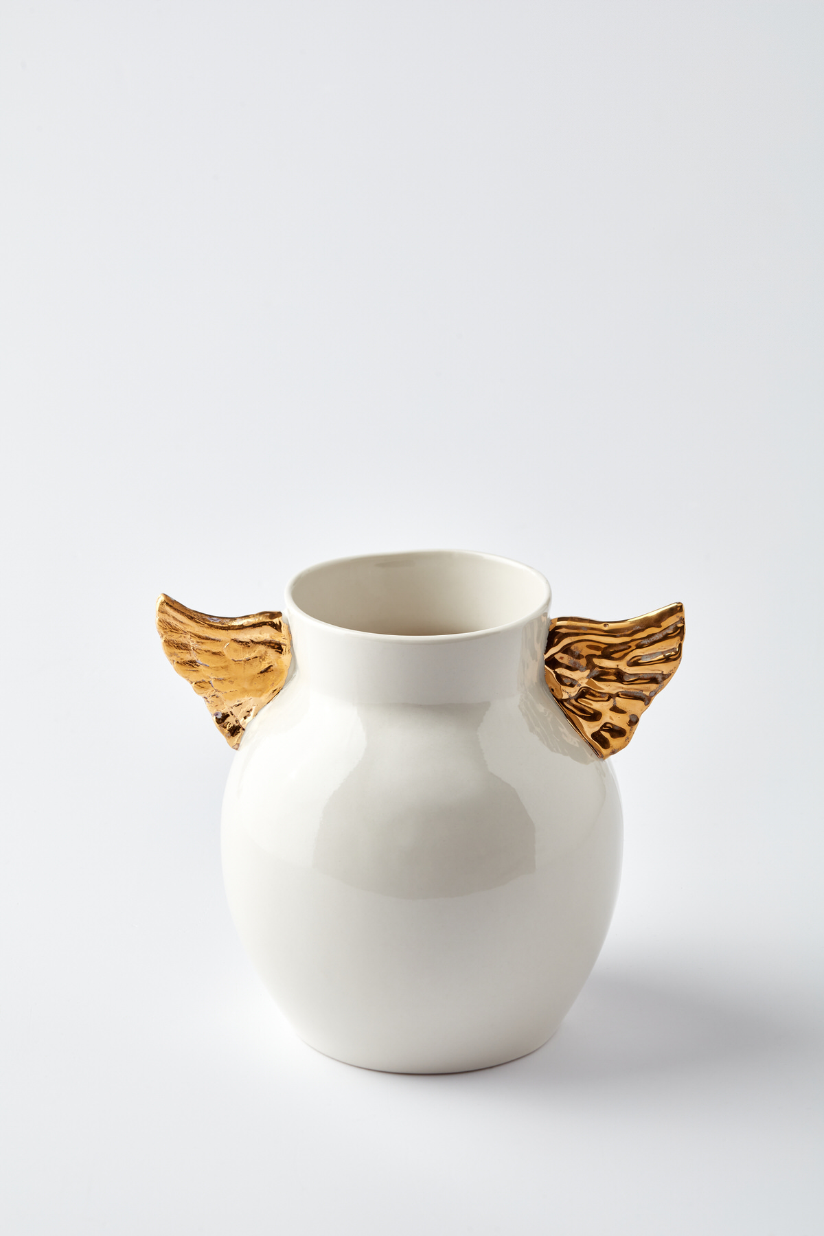 Gold Winged Vase
