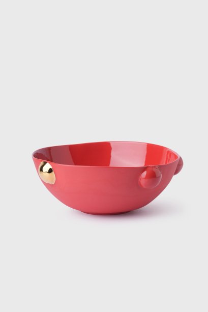 Cosmopolitan Porcelain Bowl, 1000 ml (33,8 oz), Red