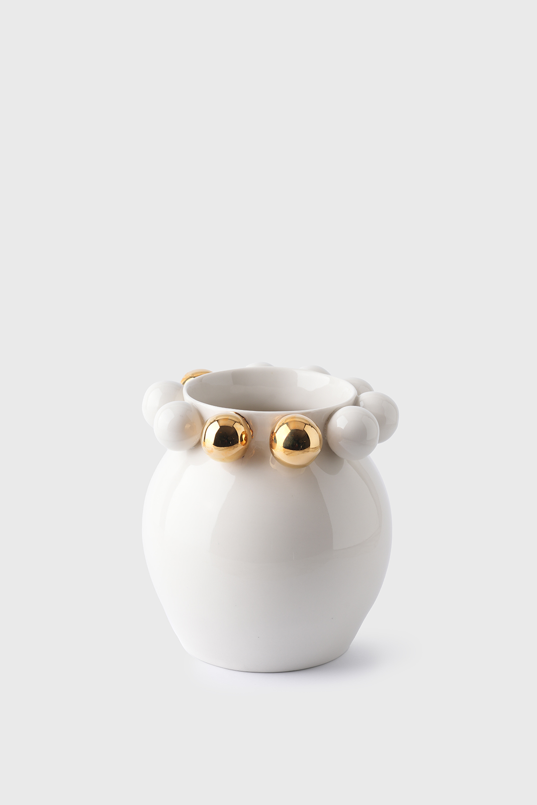 Cosmos Vase, Gold, 14 cm