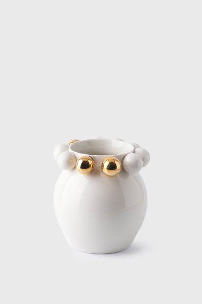 Cosmos Vase, Gold, 14 cm