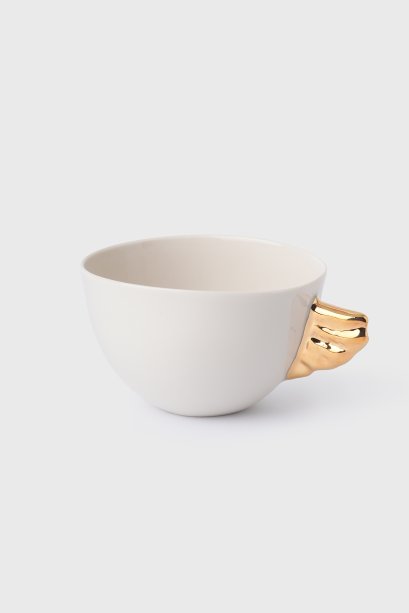 Volans Cup & Nuaj Angel Mother Plate Porcelain Set