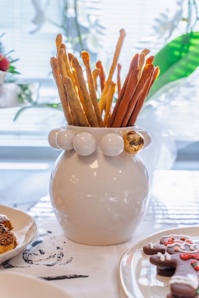 Cosmos Vase, Gold, 14 cm